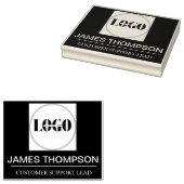 ビジネカスタムスチームの従業員ギアロゴ ラバースタンプ (押印)