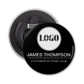 ビジネカスタムスチームの従業員ギアロゴ 栓抜き (正面)