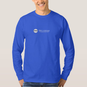 ビジネカスタムスチームの従業員ギアロゴ Tシャツ