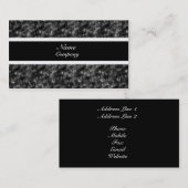 ビジネグランジスカード、白黒 名刺 (正面/裏面)