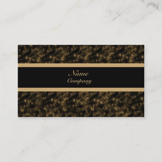 ビジネグランジス・カード、金ゴールド 名刺 (正面)