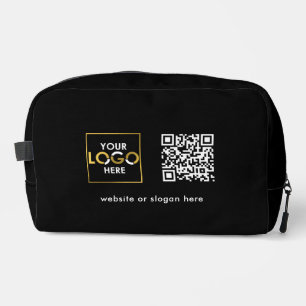 ビジネスあなたのロゴQRコード文字プロモーションブラック ドップキット