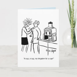 ビジネスおもしろいなコーヒーバースデー・カード カード