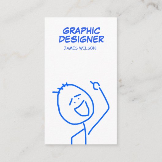 ビジネスおもしろいカード – 彼らを笑わせる！ 名刺 (正面)