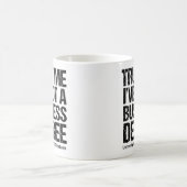 ビジネスおもしろいスクール卒業カスタム大学 コーヒーマグカップ (中央)