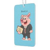 ビジネスおもしろいスーツの漫画 カーエアーフレッシュナー (左)