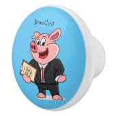 ビジネスおもしろいスーツの漫画 セラミックノブ (右)