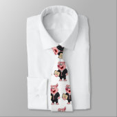 ビジネスおもしろいスーツの漫画 ネクタイ (タイ)