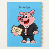 ビジネスおもしろいスーツの漫画 プランナー手帳 (裏面)