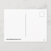 ビジネスおもしろいユーモアのクリスマスポストカード シーズンポストカード (裏面)