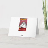 ビジネスおもしろいユーモアのグリーティングカード カード (裏面)