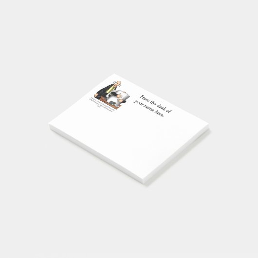 ビジネスおもしろいユーモアのパーソナライズ可能なItノートの投稿 ポストイット (アングル)