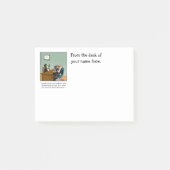 ビジネスおもしろいユーモアのパーソナライズ可能なItノートの投稿 ポストイット (正面)