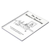 ビジネスおもしろいユーモアノートブックギフト ノートブック (左側)