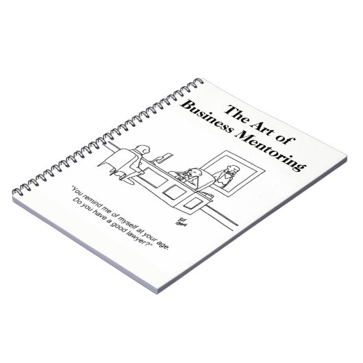 ビジネスおもしろいユーモアノートブックギフト ノートブック (左側)