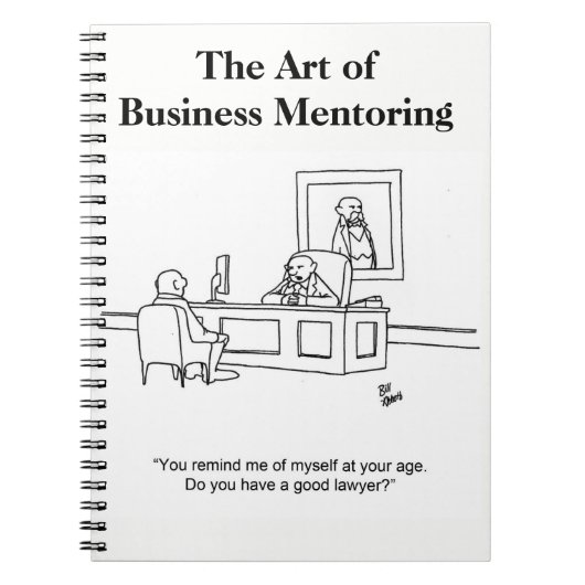 ビジネスおもしろいユーモアノートブックギフト ノートブック (正面)