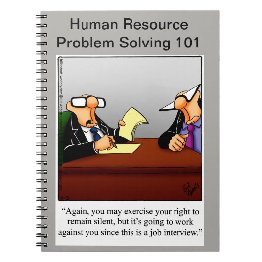 ビジネスおもしろいユーモア手帳 ノートブック (正面)