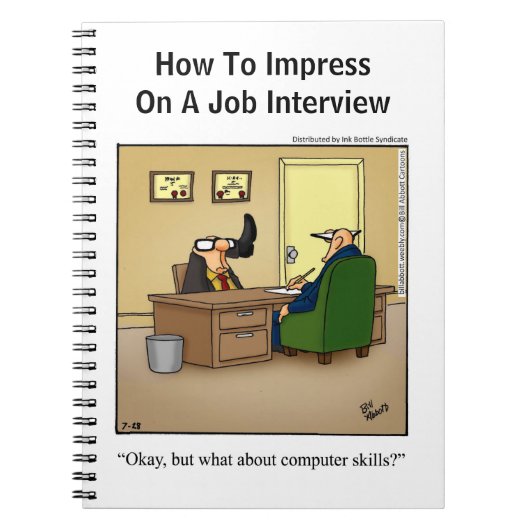 ビジネスおもしろいユーモア手帳 ノートブック (正面)