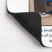 ビジネスおもしろい·オフィス·ユーモア·マウスパッド「スペックル」 マウスパッド (コーナー)