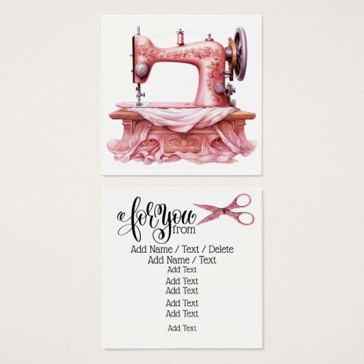 ビジネスおよびエンクロージャカード/ラベル (正面&裏面)