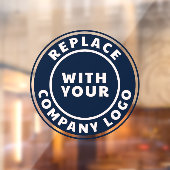 ビジネスおよびブランドロゴ会社のショールームの追加 ウィンドウサイン (シート2)