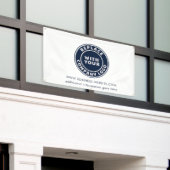 ビジネスおよびブランドロゴ会社の追加イベント 横断幕 (ビルの外側)