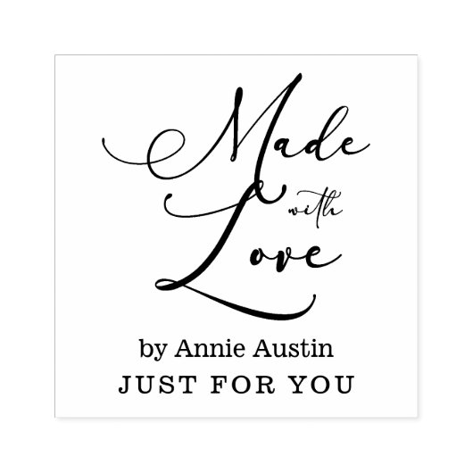 ビジネスお洒落に対する愛情を込めて作られた製品 ラバースタンプ (インプリント)