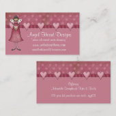 ビジネスお洒落カード：：エンジェルハートデザイン 名刺 (正面/裏面)