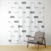 ビジネスお洒落ロゴのステップとリピートイベントの背景 タペストリー (インサイチュ)