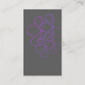 ビジネスかお母さんカード コーリングカード (裏面)