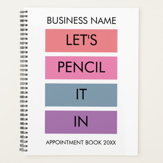 ビジネスかわいらしはっきりしたダイアリーアポイントメントBook 2023 プランナー手帳 (正面)