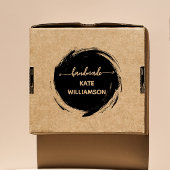 ビジネスで独自のラウンドを作成 ラバースタンプ