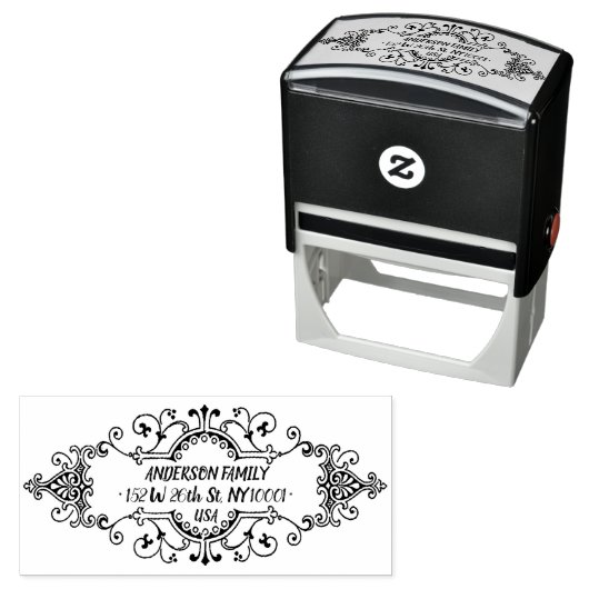 ビジネスと差出人住所 セルフインキングスタンプ (インサイチュ)