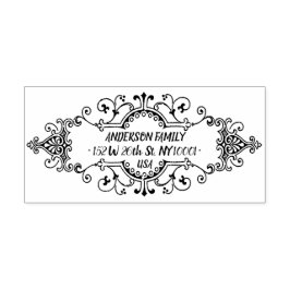 ビジネスと差出人住所 セルフインキングスタンプ