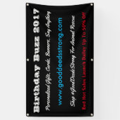 ビジネスに合わせて編集 横断幕 (縦)