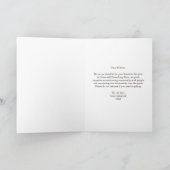 ビジネスに感謝する感謝祭離れのあり カード (内部)