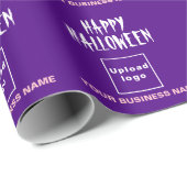 ビジネスのためのハロウィン パープルの包装紙 ラッピングペーパー (ロールコーナー)