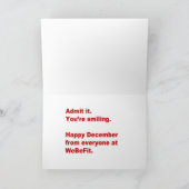 ビジネスのための代わりとなる休日(クリスマス)カード シーズンカード (内部)