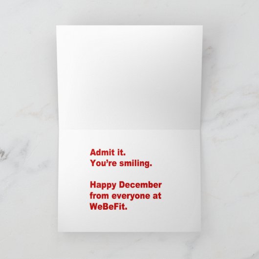 ビジネスのための代わりとなる休日(クリスマス)カード シーズンカード (内部)