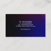 ビジネスのための名刺 名刺 (裏面)