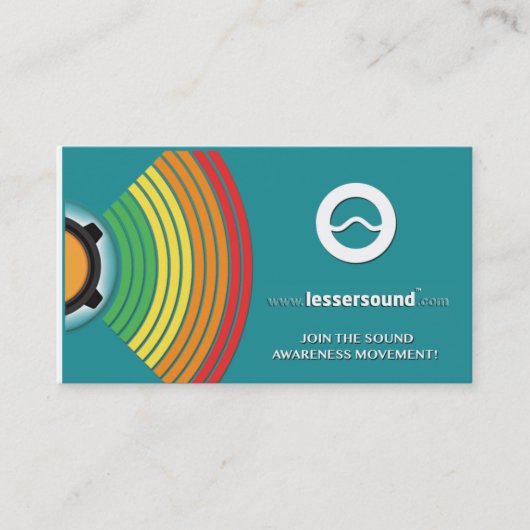 ビジネスのための聴覚障害IDカード 名刺 (正面)