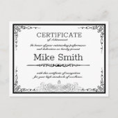 ビジネスのための証明書 案内ポストカード (正面)