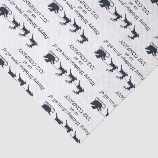 ビジネスのクライアントまたは従業員のクリスマスプレゼントのラップ 薄葉紙 (詳細)