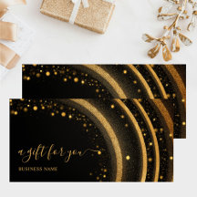 ビジネスのクリスマスプレゼント証明書のモダン伝票