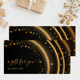 ビジネスのクリスマスプレゼント証明書のモダン伝票