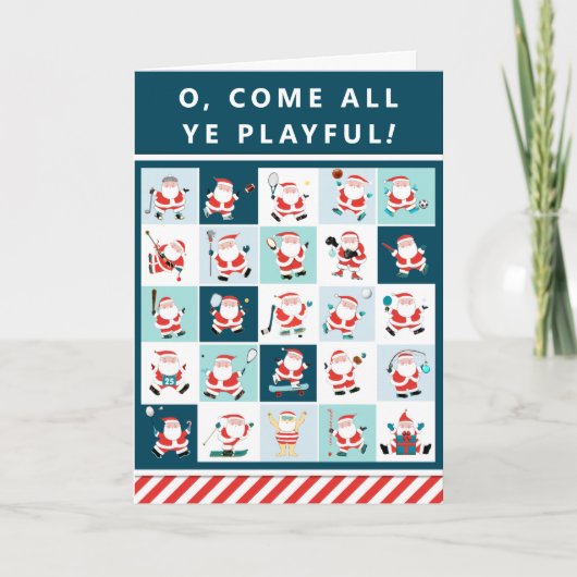 ビジネスのクリスマスホリデーカード シーズンカード (正面)