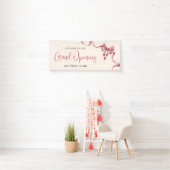 ビジネスのグランドオープンを祝う モダンなリボン式のお披露目 横断幕 (インサイチュ)