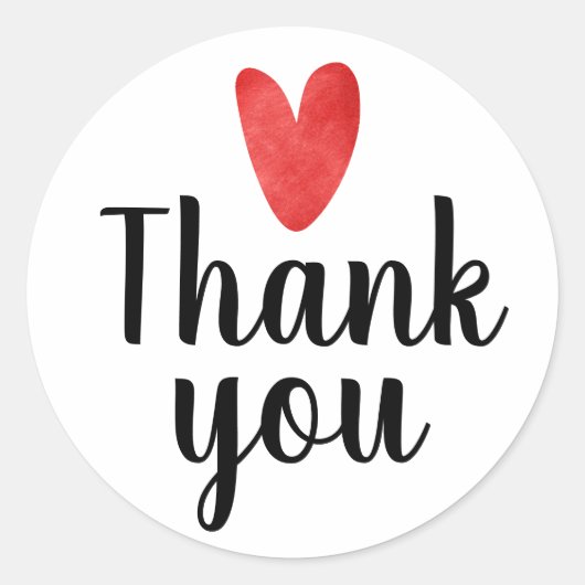 ビジネスのシールをありがとう ラウンドシール (正面)