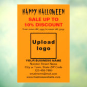 ビジネスのハロウィーンの販売オレンジカラー ウィンドウサイン (シート3)