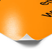 ビジネスのハロウィーンの販売オレンジカラー フォトプリント            (角)